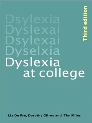 Dyslexia at College book