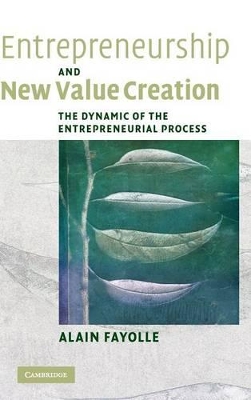 Entrepreneurship and New Value Creation by Alain Fayolle