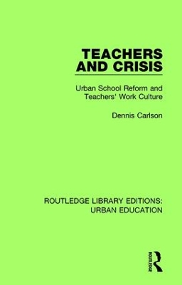 Teachers and Crisis book