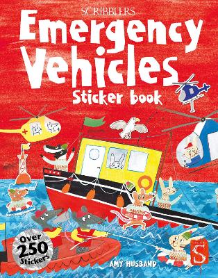 Scribblers Fun Activity Emergency Vehicles Sticker Book book