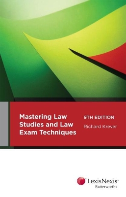 Mastering Law Study and Law Exam Techniques book