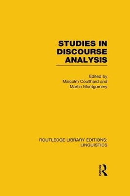 Studies in Discourse Analysis book