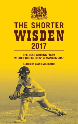 Wisden Cricketers' Almanack 2017 by Lawrence Booth