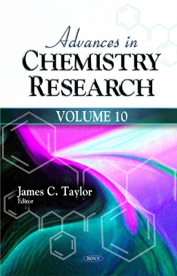 Advances in Chemistry Research by James C Taylor