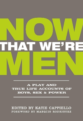 Now That We're Men: A Play and True Life Accounts of Boys, Sex & Power (UPDATED EDITION) book