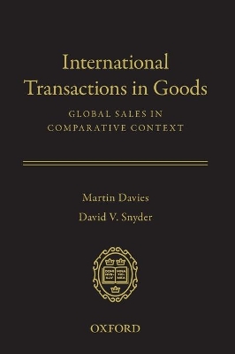 International Transactions in Goods book