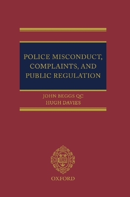 Police Misconduct, Complaints, and Public Regulation book