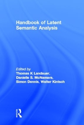 Handbook of Latent Semantic Analysis book
