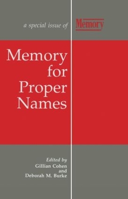 Memory for Proper Names book