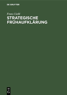 Strategische Frühaufklärung book