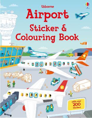 Airport Sticker and Colouring Book book