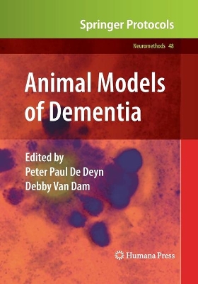 Animal Models of Dementia book