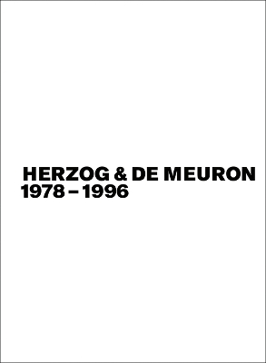 Herzog & de Meuron 1978-1996, Bd./Vol. 1-3 book