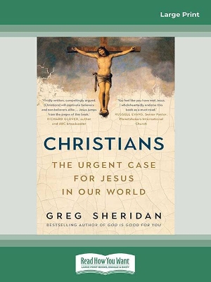 Christians: The urgent case for Jesus in our world book