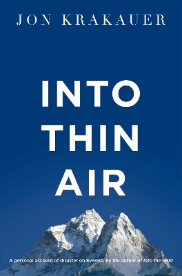 Into Thin Air book