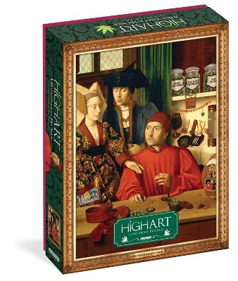 High Art: A Budtender in His Shop 1,000-Piece Puzzle: for Adults Marijuana Humor Painting Parody Gift Jigsaw 26 3/8” x 18 7/8” book