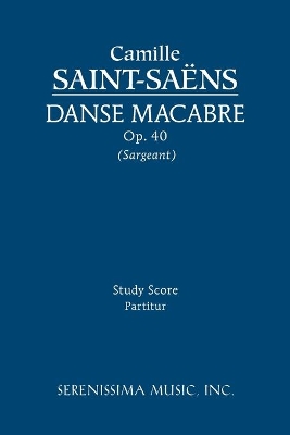 Danse macabre, Op.40: Study score book