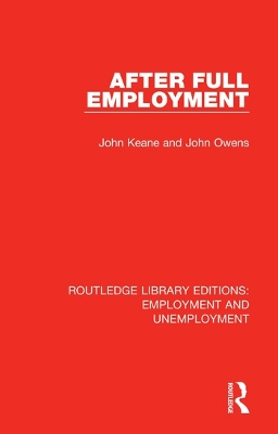 After Full Employment book