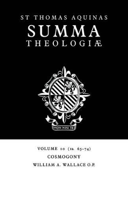 Summa Theologiae: Volume 10, Cosmogony book
