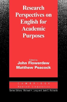 Research Perspectives on English for Academic Purposes book