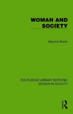 Woman and Society book