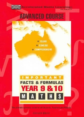 Facts & Formulas: Year 9 & 10 Advanced: Year 9 and 10 Advance book