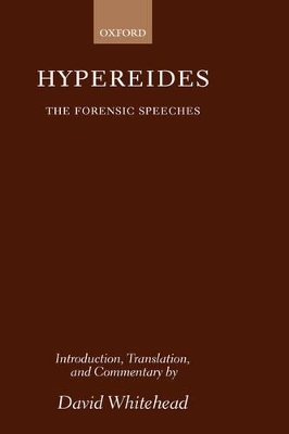 Hypereides: The Forensic Speeches book