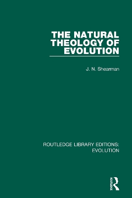 The Natural Theology of Evolution book