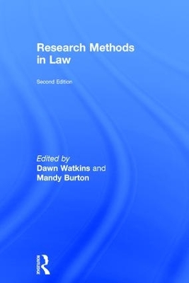 Research Methods in Law book