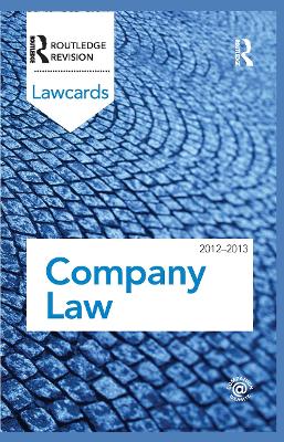 Company Lawcards 2012-2013 book