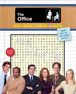 The Office Word Search, Coloring and Quotes: Plus Fill-in-the-Script Activity book