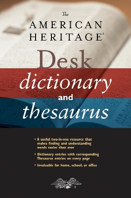 American Heritage Desk Dictionary and Thesaurus book