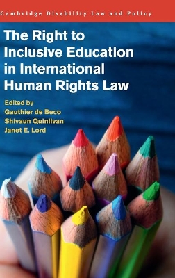 The Right to Inclusive Education in International Human Rights Law book