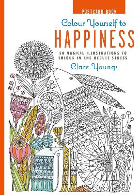 Colour Yourself to Happiness Postcard Book book