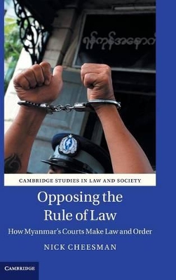 Opposing the Rule of Law by Nick Cheesman