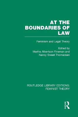 At the Boundaries of Law by Martha Albertson Fineman