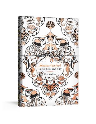 Johanna Basford Land, Sea, and Sky: Three Colourable Notebooks book