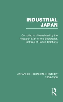 Japanese Economic History 1930-1960 by Janet Hunter