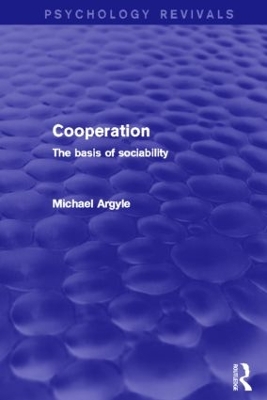 Cooperation (Psychology Revivals) book