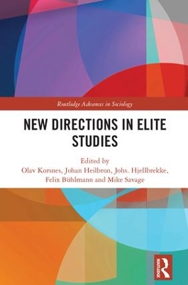 New Directions in Elite Studies book