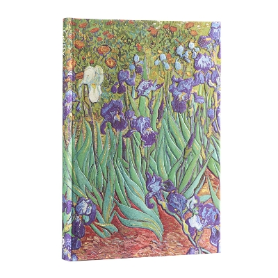 Van Gogh’s Irises Midi Hardback Address Book (Elastic Band Closure) book