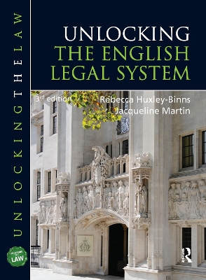 Unlocking The English Legal System by Jacqueline Martin