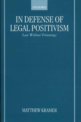 In Defense of Legal Positivism book