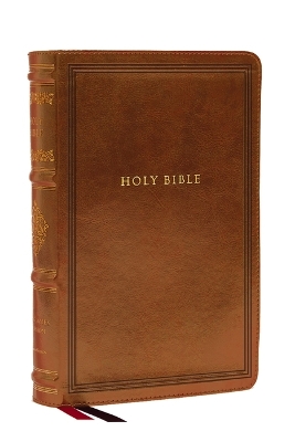 KJV Large Print Reference Bible, Brown Leathersoft, Red Letter, Comfort Print (Sovereign Collection): Holy Bible, King James Version book