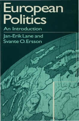 European Politics: An Introduction by Jan-Erik Lane