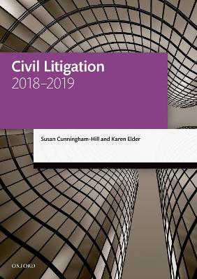 Civil Litigation 2018-2019 book