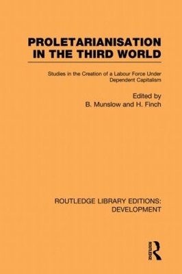 Proletarianisation in the Third World by Barry Munslow