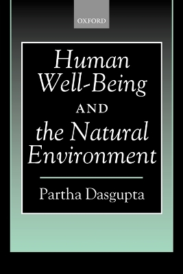 Human Well-Being and the Natural Environment book