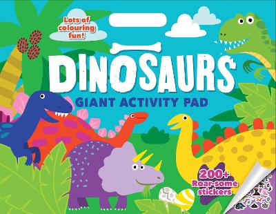 Dinosaur Giant Activity Pad book