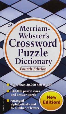 Merriam Webster's Crossword Puzzle Dictionary book